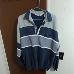 Men's collared sweatshirt